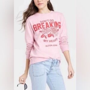 Elton John Don’t Go Breaking My Heart Women’s Sweatshirt